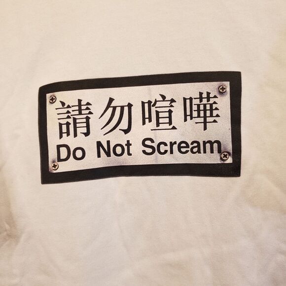 Publish Brand Men's Large White & Black Graphic T-Shirt Casual Utility Eclectic - Picture 9 of 12